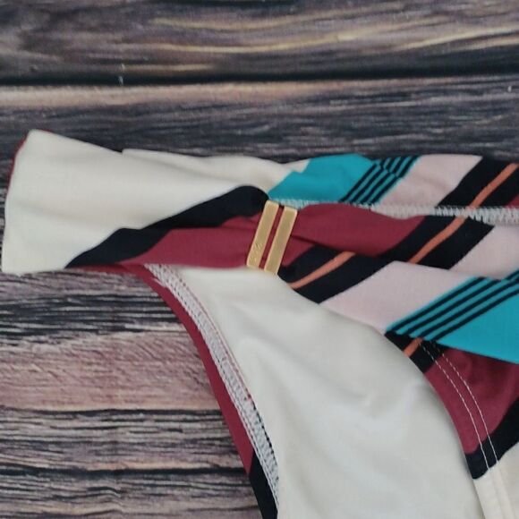 VIX PAULA HERMANNY SWIMWEAR BOTTOMS VINTAGE GRAPHIC PRINT SIZE L NEW W TAGS - Picture 3 of 8